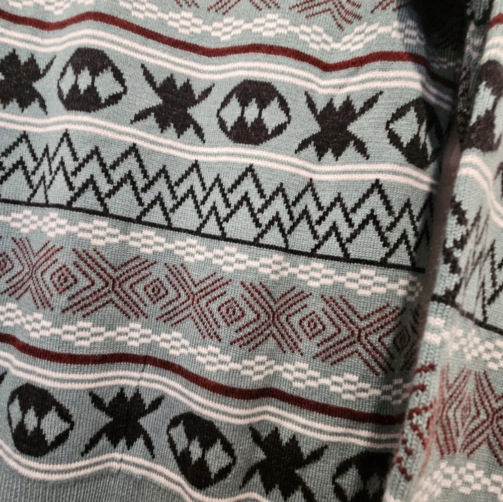 Myra NWT knit turtle neck western sweater womans size L aztec western warm cozy